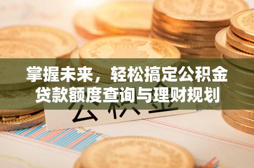 山城掌握未来，轻松搞定公积金贷款额度查询与理财规划