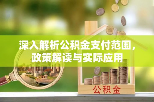 山城深入解析公积金支付范围，政策解读与实际应用